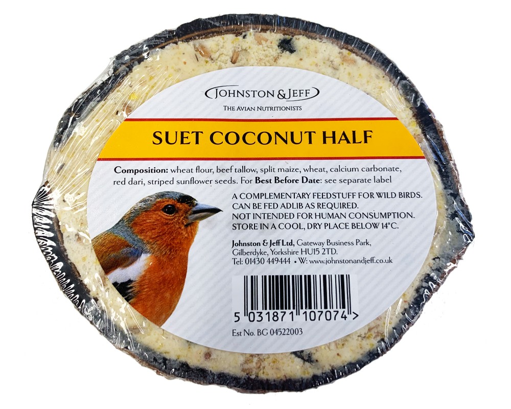 Suet Half Coconut - Johnston & Jeff