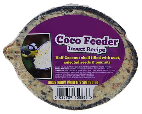 Suet Half Coconut - Insect Flavour