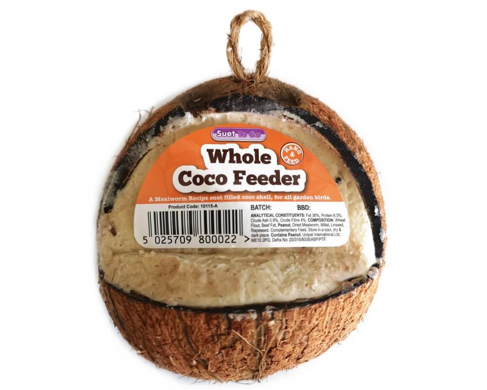Wild Appetite Palline Di Grasso Con Vermi Della Farina Per Uccelli Selvatici - Cibo Energetico 6 Pezzi
