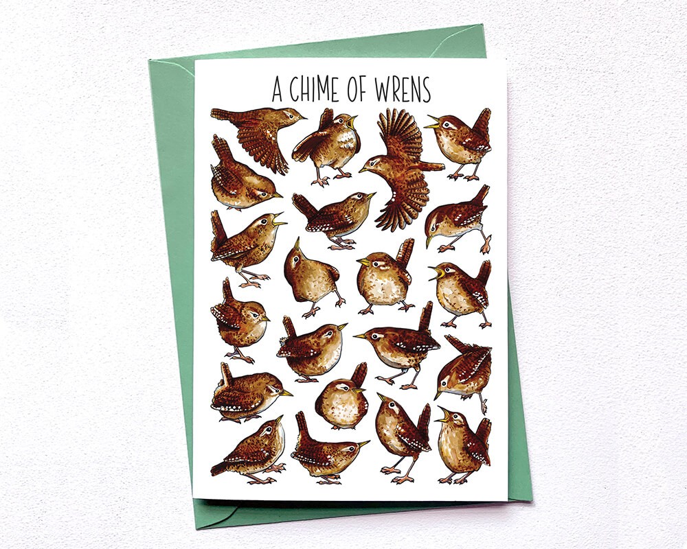 Greeting Card - A Chime of Wrens